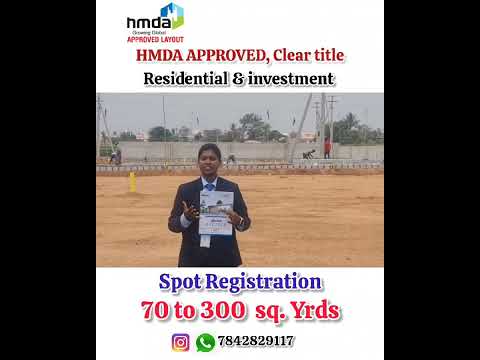 LOW BUDGET INVESTMENT AND RESIDENTIAL PLOTS FOR SALE IN HYDERABAD || 7842829117