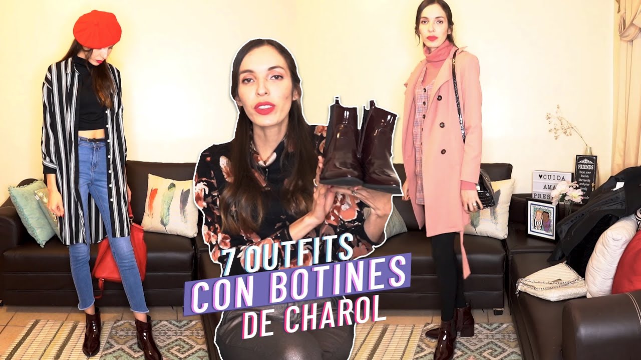 Watch 7 días/7 outfits con botines color vino Now 7 días/7 outfits con botines color vino