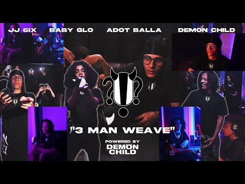 JJ 6ix x Baby Glo x Adot Balla x Demon Child- "3 Man Weave"I !?! Huhh Live Performance #083
