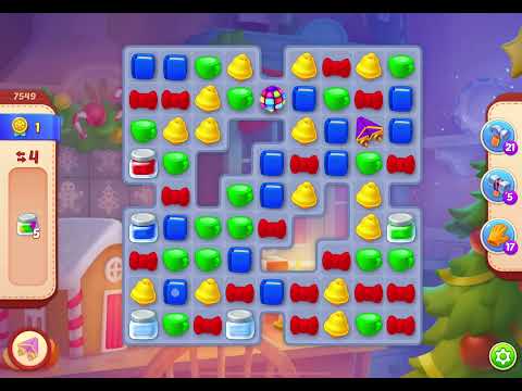 HomeScapes Level 7549 no boosters (15 moves)