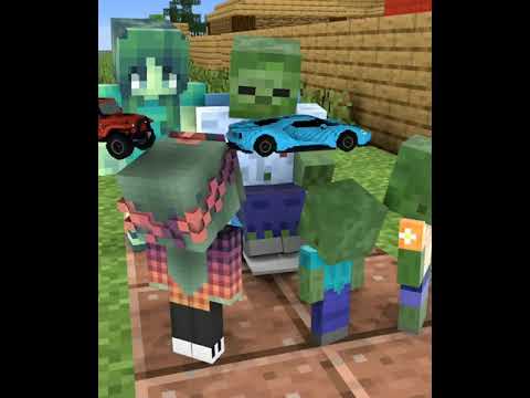 Monster School: 3 Bad Baby Zombie - Minecraft Animation (shorts version) #Shorts 5
