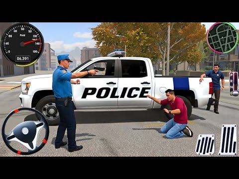 Police Car Chase Simulator 3D Game - Real Cop Cars Driving Simulator 2025 - Android GamePlay