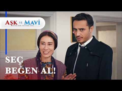 Hasibe bulduğu gelin adaylarını Ömer'e gösterdi - Aşk ve Mavi 19. Bölüm