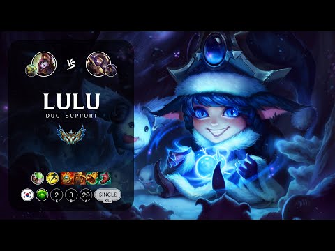 Lulu Support vs Blitzcrank - KR Challenger Patch 13.4