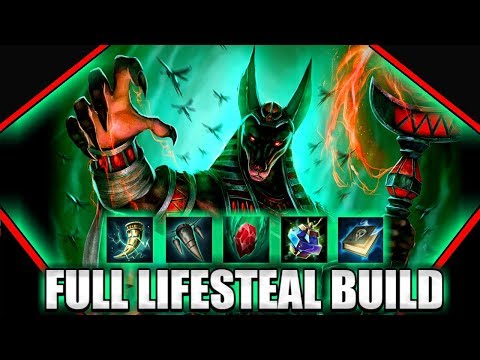 ANUBIS FULL LIFESTEAL BUILD IS INSANE | SMITE Funny Moments #33