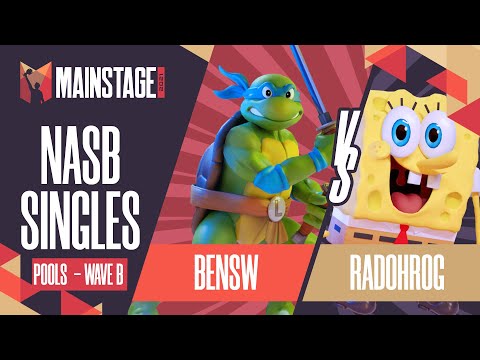 bensw vs Radohrog - Nick All-Star Brawl Pools Wave B - Mainstage 2021 | Leonardo vs Spongebob (NASB)