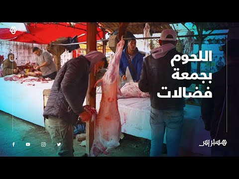 كاينا الجودة والمليح، واللحم غادي يوصل لـ 45 درهم" .. تعرف على جودة وأثمنة اللحوم بسوق جمعة فضالات"