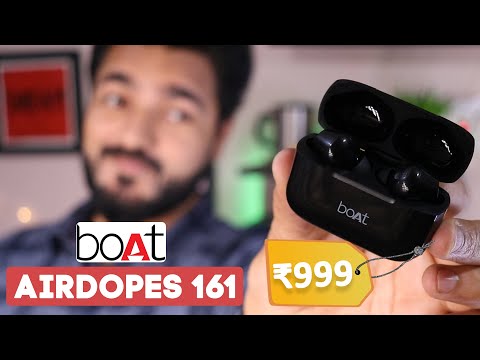 boAt Airdopes 161 Unboxing & Review 🔥 Best TWS Under ₹1000?