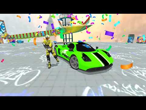 Formula Car Stunt 3D - Green Sport Car Driving - Master Truck Mode - Android Gameplay