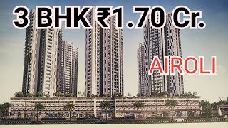 3 BHK Flat in Airoli New Project | Luxury Apartments in Airoli | Spacious 3 BHK Homes Navi Mumbai
