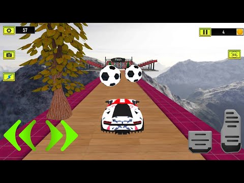 Crazy Sports Car Stunt Simulator Extreme Mega Ramps Crazy Car Driving -Android GamePlay