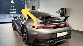 “LCA sensors blocked” warning in Porsche cars