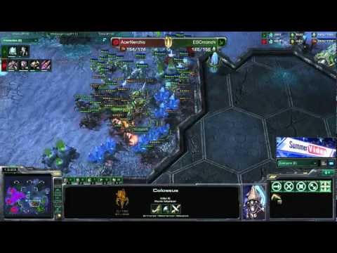 VOD 11 - ESCmonchi (P) vs AcerNerchio (Z) - Shakuras Plateau