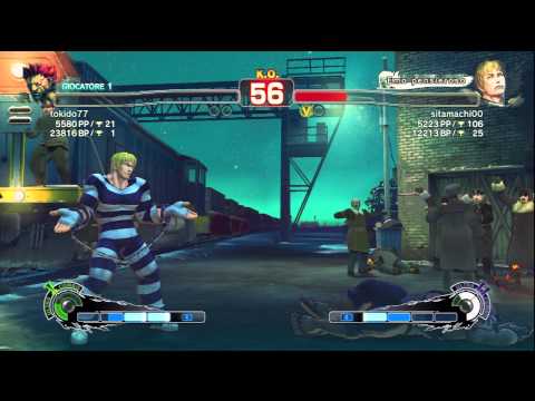 Super Street Fighter IV AE - Tokido (Akuma) Vs sitamachi00 (Cody)