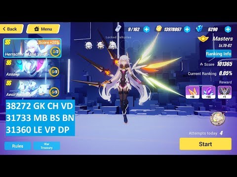 Memorial Arena W79 - HoTV 38272; Assaka 31733; Heimdall 31360