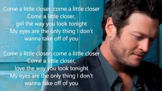 Blake Shelton - My Eyes (Lyrics)
