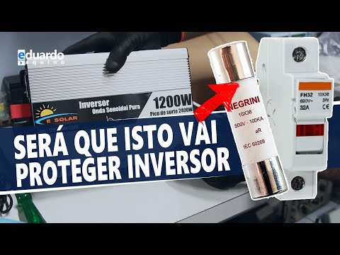 INVERSOR OffGrid e Fusível Ultra Rápido na Rede Elétrica, vai Queimar?