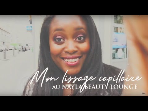 Mon 1er lissage en 7 ans au Nayla Beauty Lounge ! I Cheveux crépus