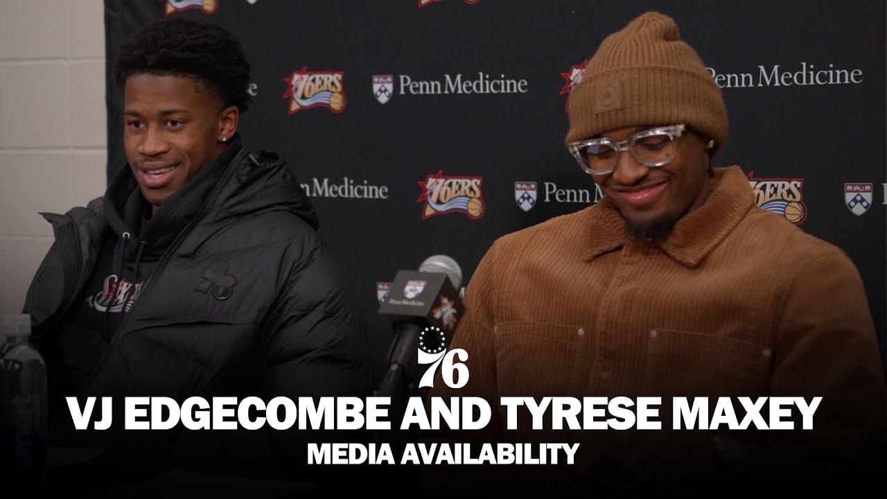 Philadelphia 76ers Postgame Media Availability 🎙️ | VJ Edgecombe and Tyrese Maxey | 12.04.25