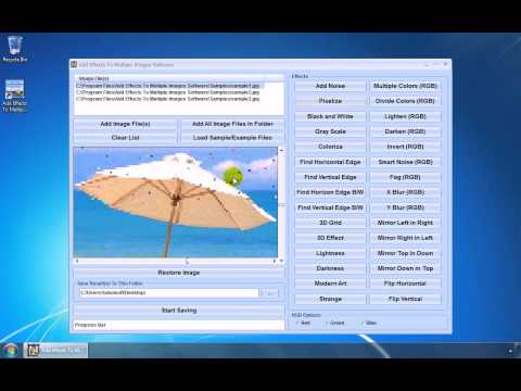 Add Effects To Multiple Images Software