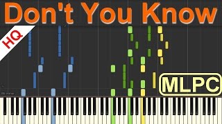 Kungs feat. Jamie N Commons - Don&#39;t You Know I Piano Tutorial &amp; Sheets by MLPC