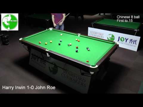 John Roe - Harry Irwin (Court Club Chinese 8 ball)
