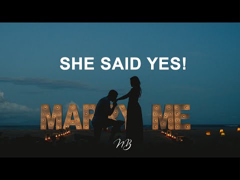 Beach Proposal Bali // MARRY ME // NB