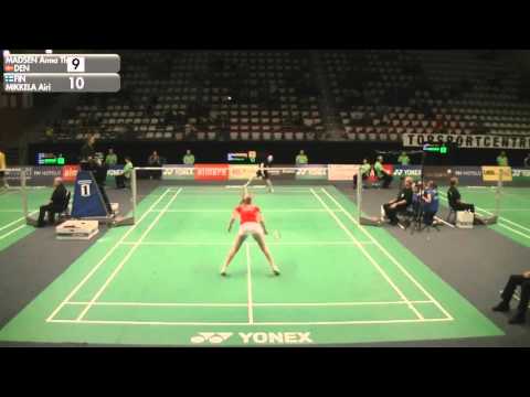 Dutch Open 2015 * R32 * WS * Anna Thea Madsen vs Airi Mikkela