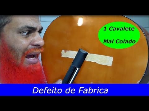 Defeito de Fabricação | 1 Cavalete Mal Colado | Guilherme Luthier 23/60