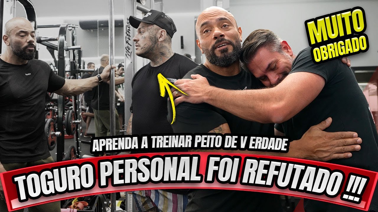 TOGURO PERSONAL FOI DESMASCARADO PELO BALESTRIN - O TREINO CORRETO DE PEITO