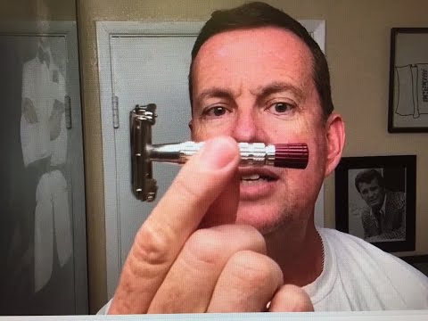 Gillette Superspeed Red Tip Razor, restored and first use. Will it be aggressive?