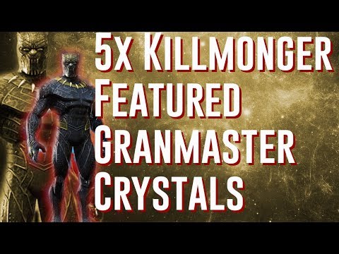 PLLLZ LET THE LUCK HAPPEN!! 5x Killmonger Featured Grandmaster Crystal Opening