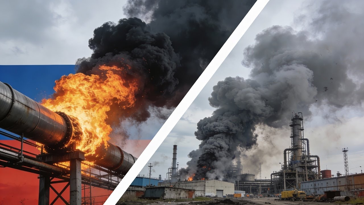 DRUZHBA PIPELINE EXPLODES AS EUROPE’S ENERGY LIFELINE UNDER FIRE - ANOTHER RUSSIAN REFINERY IS DONE!
