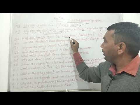 ENGLISH class 10 important questions