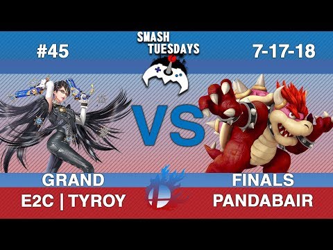 RAID Tuesdays #45 - SSB4 - E2C | Tyroy (Bayo) vs PandaBair (Bowser) - Grand Finals