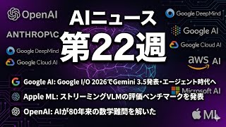 AIニュース 2026年第22週