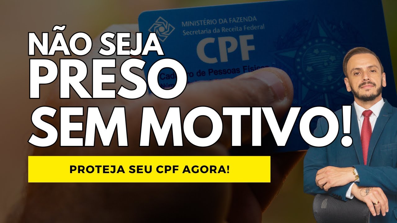 5 steps to PROTECT your CPF against fraud and scams before it's TOO LATE! The last... 2025