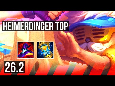 HEIMERDINGER vs DARIUS (TOP) | Good KDA: 9/1/5 | NA Master | 26.2