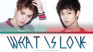 EXO-M (엑소엠) What Is Love Color Coded Lyrics (Chi/Pin/Eng)