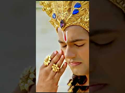 Shri Krishna ji got very angry😡🔥🙏 #krishna #shorts