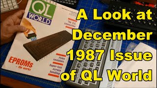 The QL Had a World of Support after 1986 - December Issue of QL World