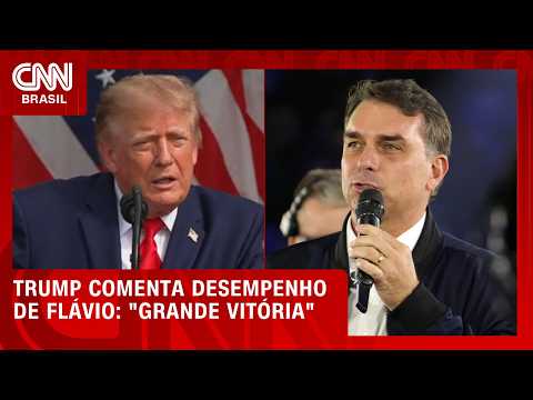 Trump define desempenho de Flávio como “grande vitória” | CNN 360°