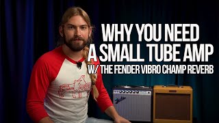 Video thumbnail for Fender Vibro Champ Reverb vs Pro Jr | Why You Need a Small Tube Amp by Alamo Music Center