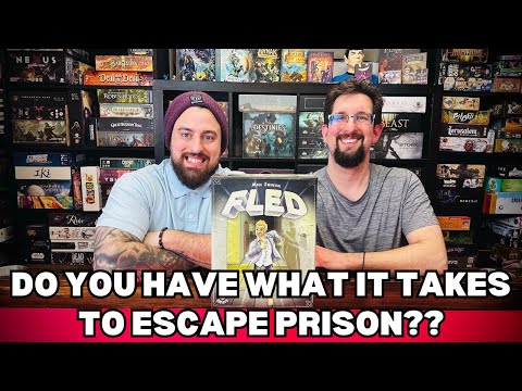 Fled Board Game Review - First Impression - Kickstarter - Odd Bird Games