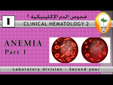 clinical hematology anemia policythemia تقنيات تحاليل الدم الأنيميا