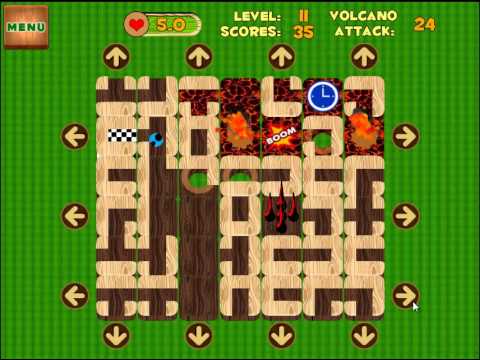 Unblock Maze (Volcano Attack) Video
