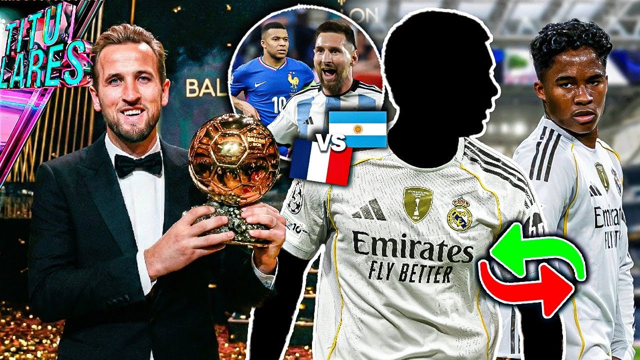 ¿Con quién reemplazarán a Endrick? | Kane, favorito al Balón de Oro | Arg la gran enemiga de Francia