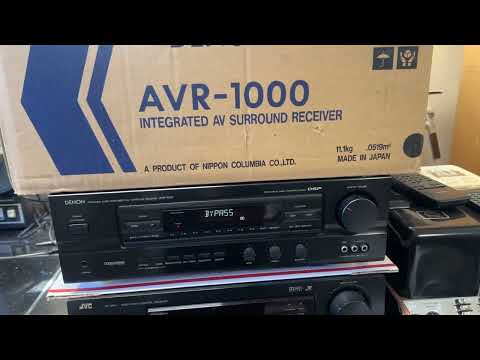 Denon AVR-1000 5.1 Ch 70W Receiver w/ Remote, Box, Instructions; Tested SEE VIDEO image 14