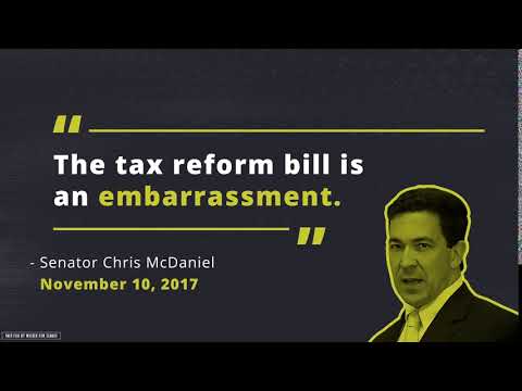 Senator Chris McDaniel - President Trump's Tax Reform bill is an embarassment