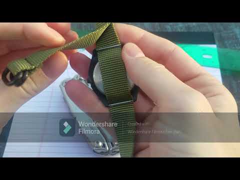 Simple NATO Strap Modification - Lose at Least One Millimeter Off Total Thickness